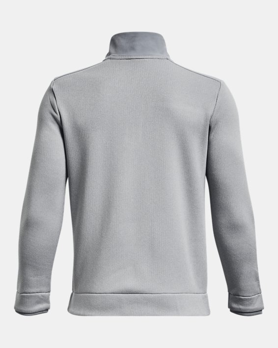 Sweat ½ Zip UA SweaterFleece pour garçon, Gray, pdpMainDesktop image number 1